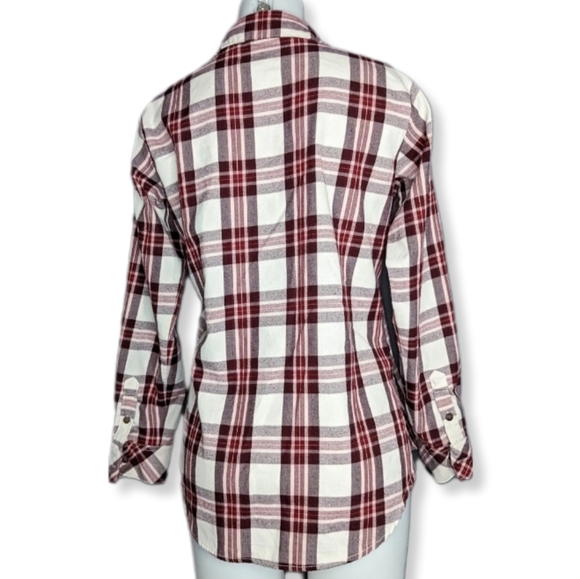 Sanctuary Boyfriend for Life Renegade Plaid Long Sleeve Button Front Relaxed Fit - Picture 9 of 16